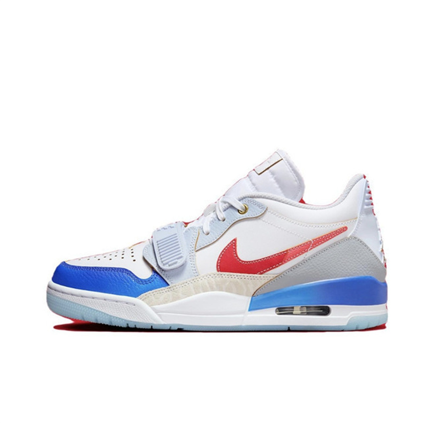 Men's Blue/White Running Weapon Air Jordan Legacy 312 Low Shoes 006